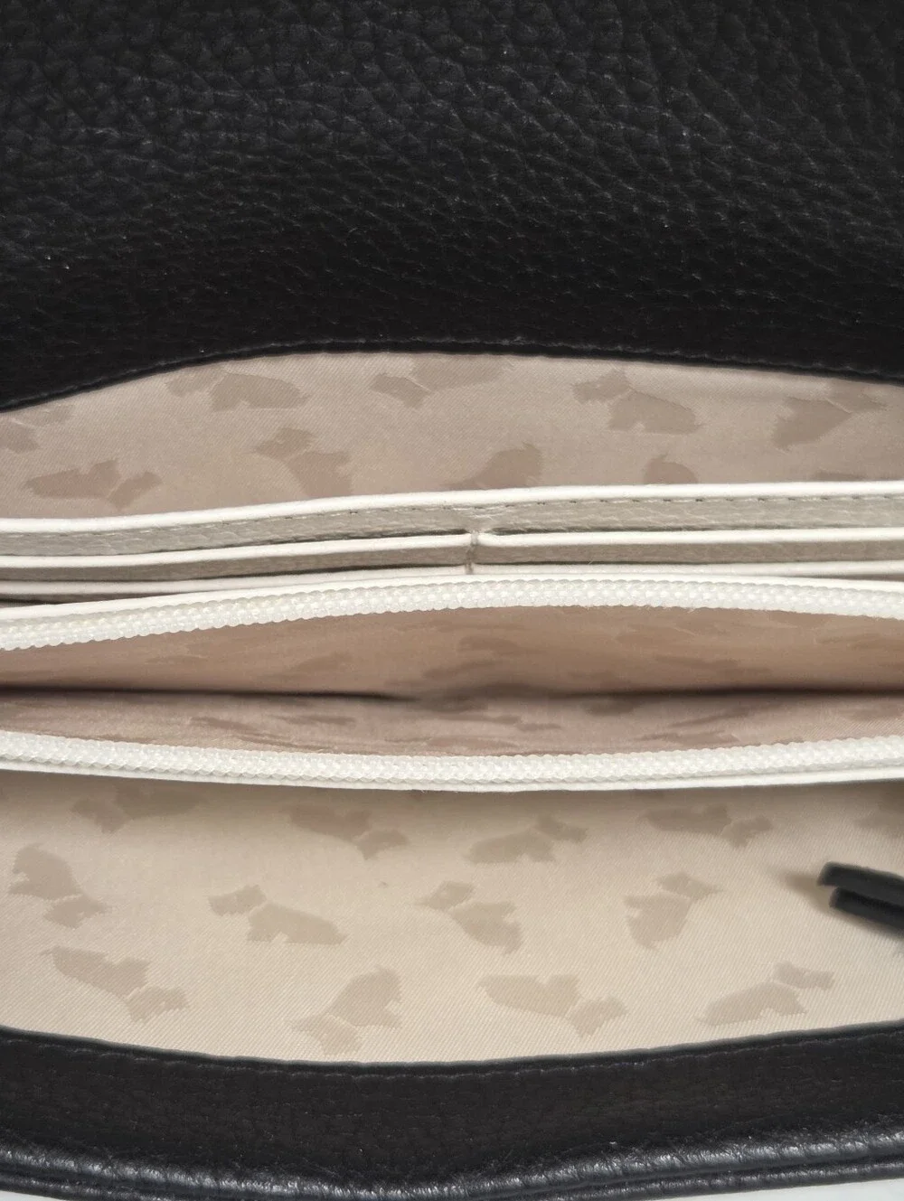 Radley London Coleman Street Large Leather Flapover Matinee Purse Black